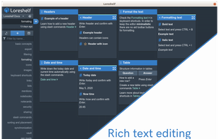 Loreshelf screenshot 2