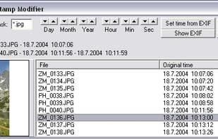 Image Time Stamp Modifier screenshot 1