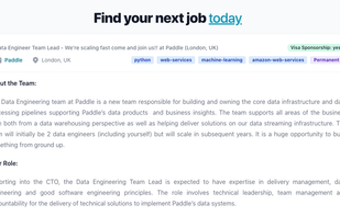 Arbeitnow screenshot 1