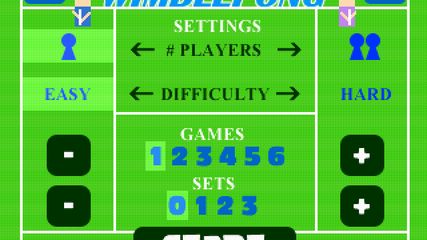 WimblePong Tennis screenshot 1