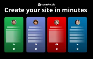 Create your site in minutes.