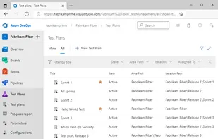 Azure Test Plans screenshot 1