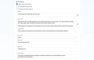 Ads Uploader screenshot 2