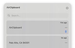 AirClipboard screenshot 1