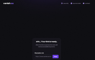vanish.so screenshot 2