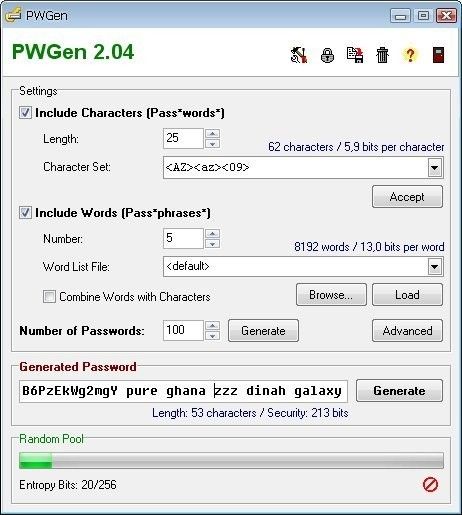 pwgen alternative pwgen alternative