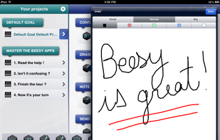 ipad note taking with handrawing - Beesy