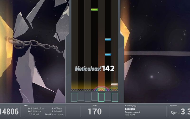 stepmania - On music games like Osu! (mania), why are the inputs