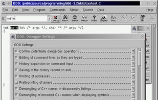 GNU Data Display Debugger screenshot 2