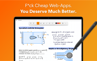 Noteastic is natively developed for Windows.