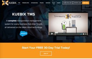 Kuebix TMS screenshot 1