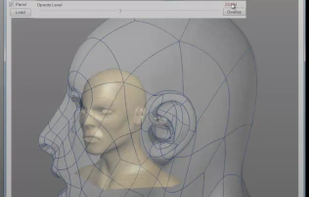 Demonstration of image overlay being used for reference in 3D modelling