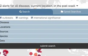 HealthMap screenshot 3
