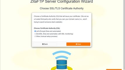 ZitaFTP Server screenshot 1