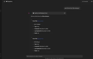 View all your survey forms
