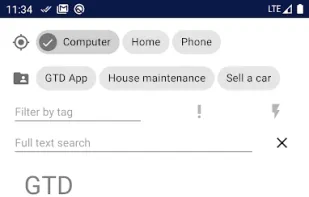 GTD Simple screenshot 3