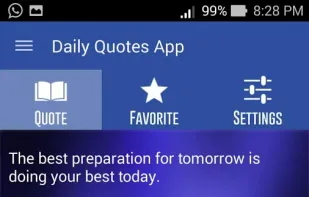 Daily Quotes App screenshot 3