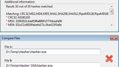 Compare files