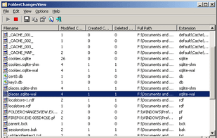 FolderChangesView screenshot 1