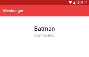 Meshenger screenshot 2