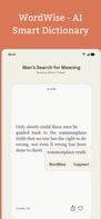 Get context-aware definitions for selected words or phrases