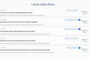 alphafeed.io screenshot 1