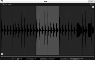 Chopping samples in the advanced Sample Editor