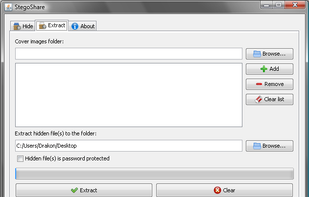 StegoShare screenshot 1