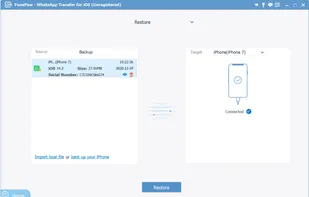 FonePaw WhatsApp Transfer screenshot 3