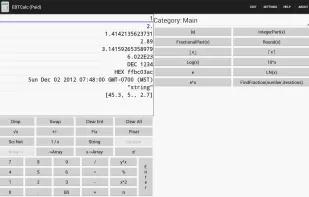 EBTCalc screenshot 1