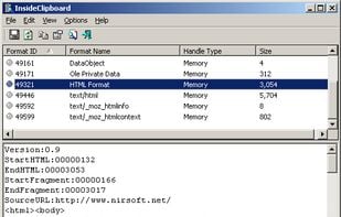 InsideClipboard screenshot 1