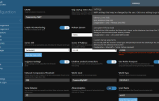 Application Management Panel (AMP) screenshot 2