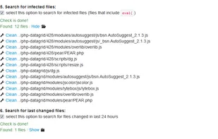 ApPHP WebsiteCleaner screenshot 2