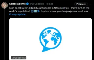 Language Map screenshot 1