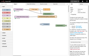 Node-RED screenshot 1