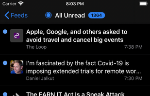 NetNewsWire screenshot 2