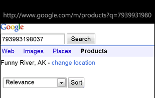 Google Products Results
