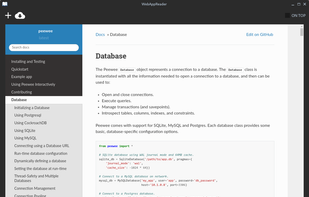 WebAppReader screenshot 1