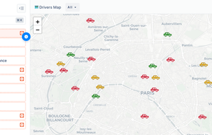 Different elements of user interface can be edited using an intuitive drag-and-drop layout editor.