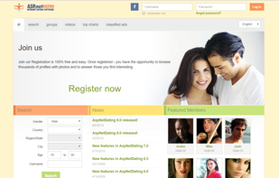 AspNetDating screenshot 1