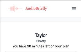 AudioBriefly screenshot 1