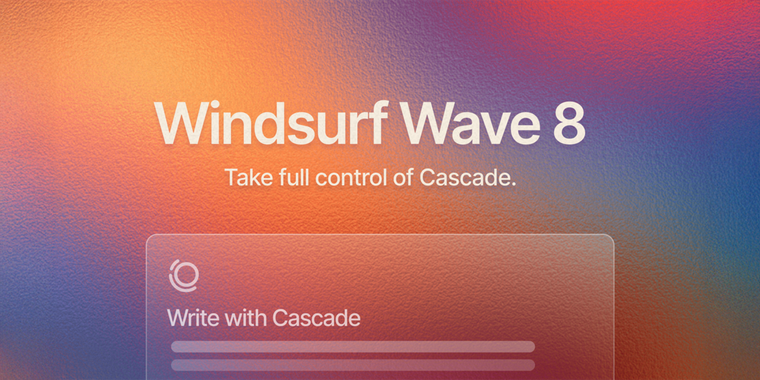 Windsurf Wave 8's second batch adds custom workflows and multitasking to Cascade