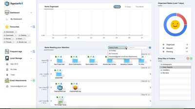 Personalised File Management dashboard