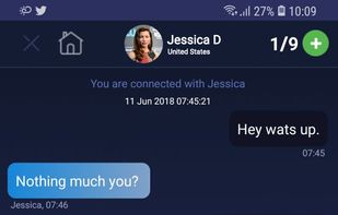 Random Text Chat. Talk with 9 People At Once