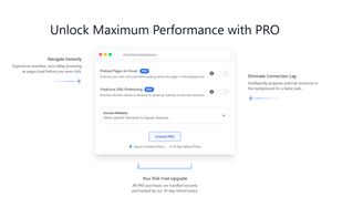 PRO Power: Unlock predictive page preloading and DNS prefetching for zero-latency browsing.