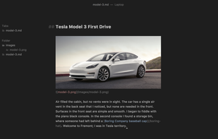 Caret Markdown Editor screenshot 1