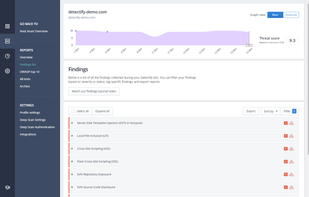 detectify screenshot 1