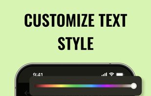 Design your captions