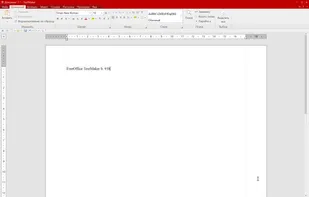 FreeOffice 2018 TextMaker running on Windows 10