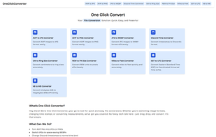 One click converter screenshot 1